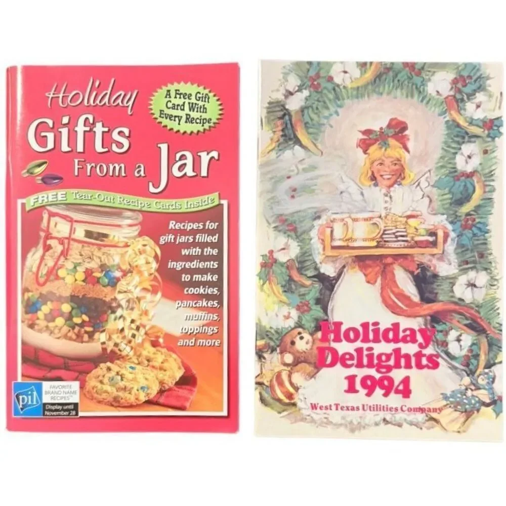 Holiday Cookbooks Vintage Set of 7 Collectible Lot